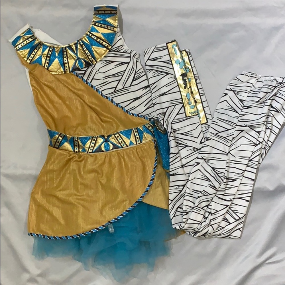Girls mummy hallowee costume set pants included